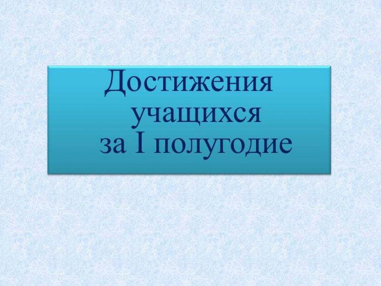 Достижения