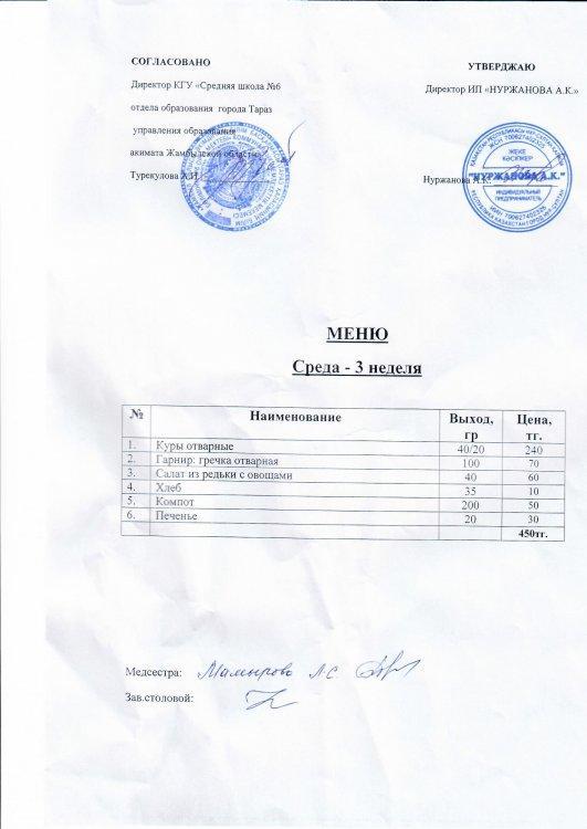Меню 15.12.2021год